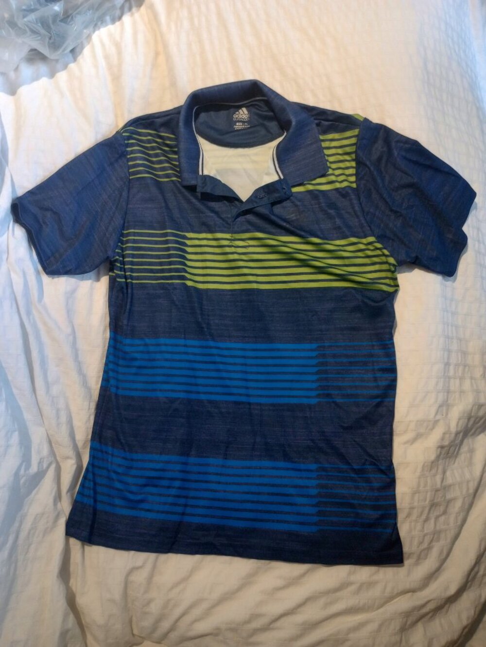 Adidas Men's Climacool Short-Sleeve Shirt, Size XL, Pre-Owned